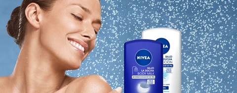 nivea bajo ducha